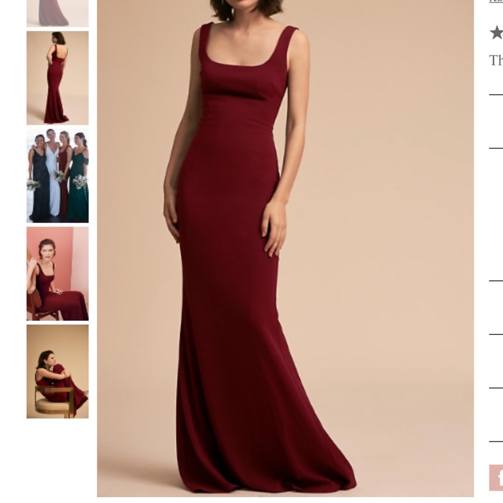 NEW BHLDN KATIE MAY LUCY GOWN MAXI DRESS